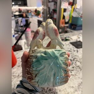 Ceramic wall art vase